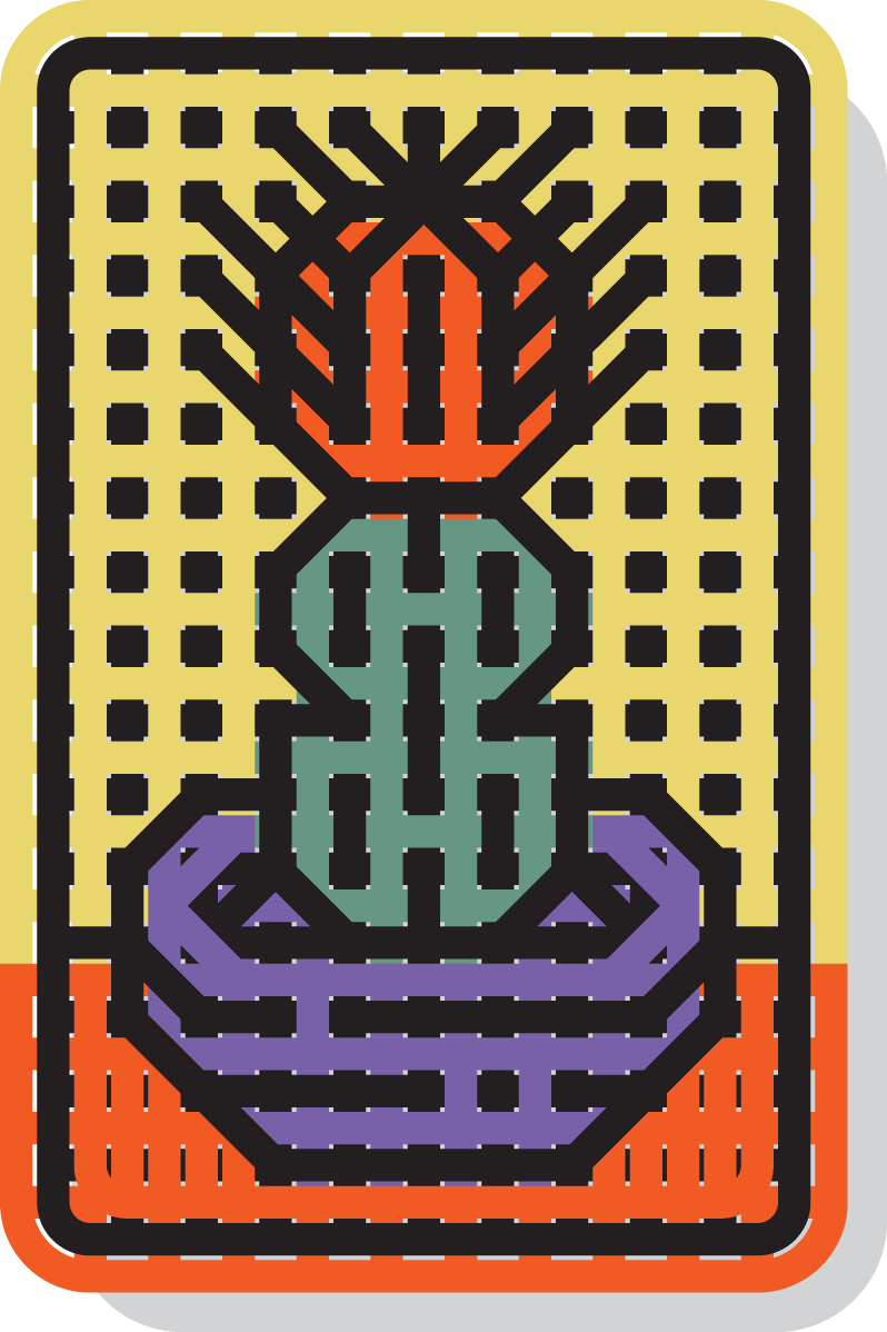 Lil Grafted Cactus Pot